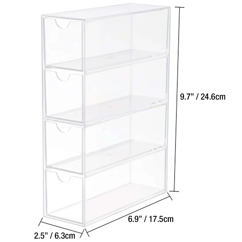 Stackable Acrylic Sunglasses/Eyeglasses Display Case - Vertical or Horizontal 4